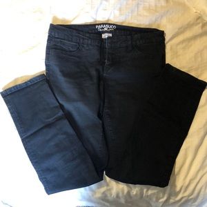 Parasuco black womens jeans. Size 30